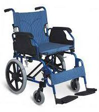 207LABP Chair Frame Flip-up Inclined Detachable Foot Rest, Solid Castor, Rear Wheel, Drop Back Handle
