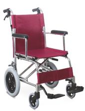 805LABJ Foldable Frame, Fixed Armrest, Foot Plate, Pneumatic Mag Rear Wheel with United Brake