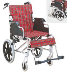 907LABH Chair Frame, Flip-Up Desk, Detachable Footrest, Solid Castor, Mag Rear Wheel, Drop Back Handle