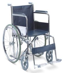 Steel Foldable Frame, Armrest & Footrest Wheel with Hand Rim